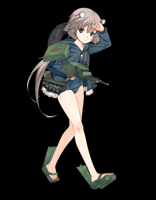 T-30 illustration captured from her Live2D