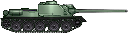 Sideview of SU-100